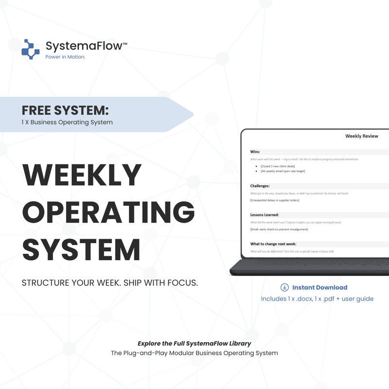 Get Started – Download Your Free Weekly Ops System